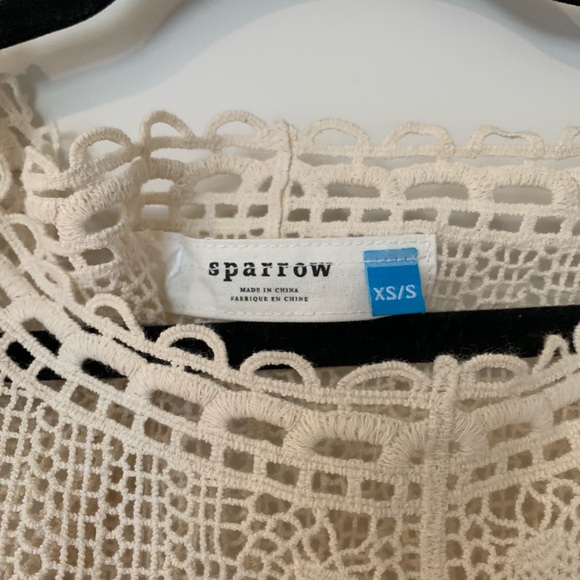 Lace poncho from Anthropologie - Picture 2 of 2